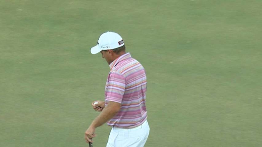 Darren Fichardt makes 21-foot birdie putt on No. 8 at Cadillac