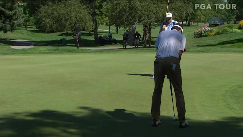 Brad Hopfinger makes birdie on No. 15 in Round 3 at Albertsons Boise Open
