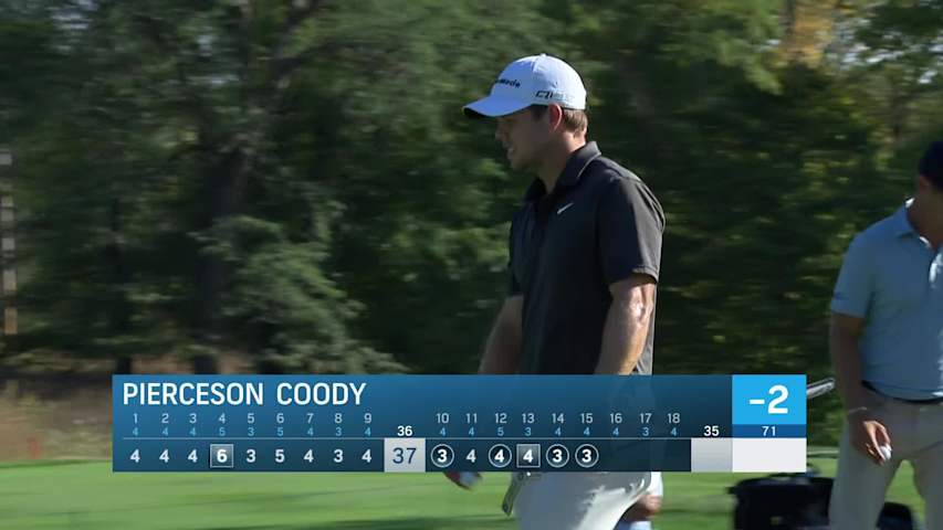 Pierceson Coody makes birdie on No. 15 at Nationwide Children's