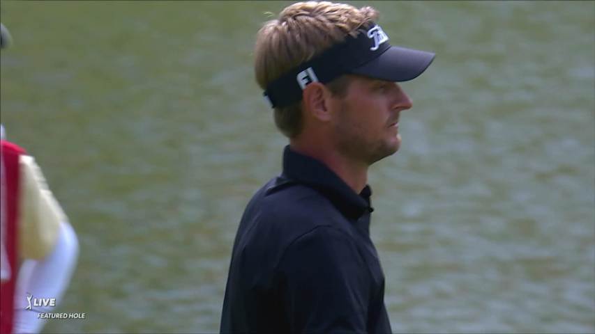 Brett Stegmaier jars 46-footer for eagle at Travelers
