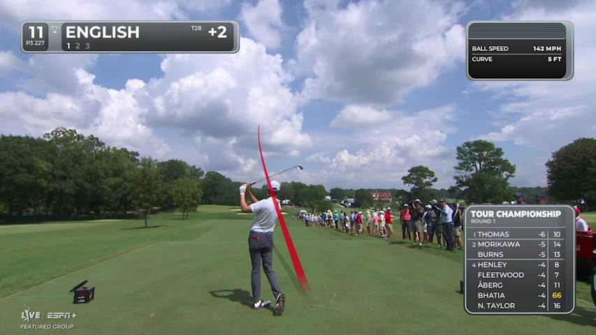 Harris English makes birdie on No. 11 at TOUR Championship