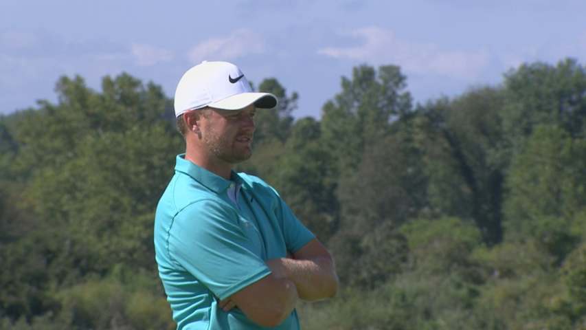 Tom Lewis gets up-and-down at Korn Ferry Tour Championship