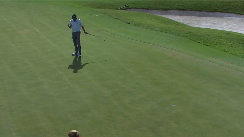 Ben Crane buries lengthy birdie putt at Butterfield Bermuda