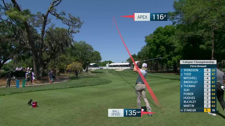 Jimmy Stanger nearly aces No. 17 at Valspar