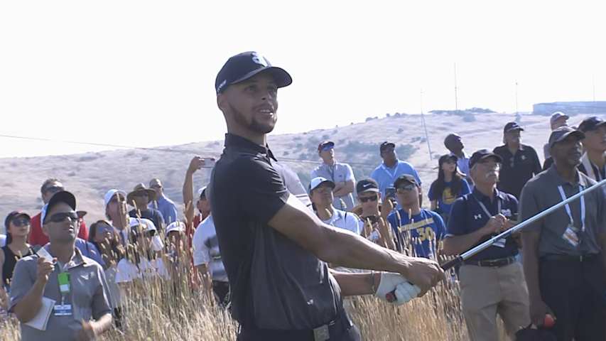 Stephen Curry's Round 1 highlights from from Ellie Mae