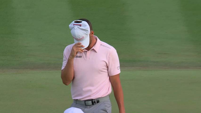 Wyndham Clark’s heartbreaking lip-out on the 72nd hole at THE PLAYERS