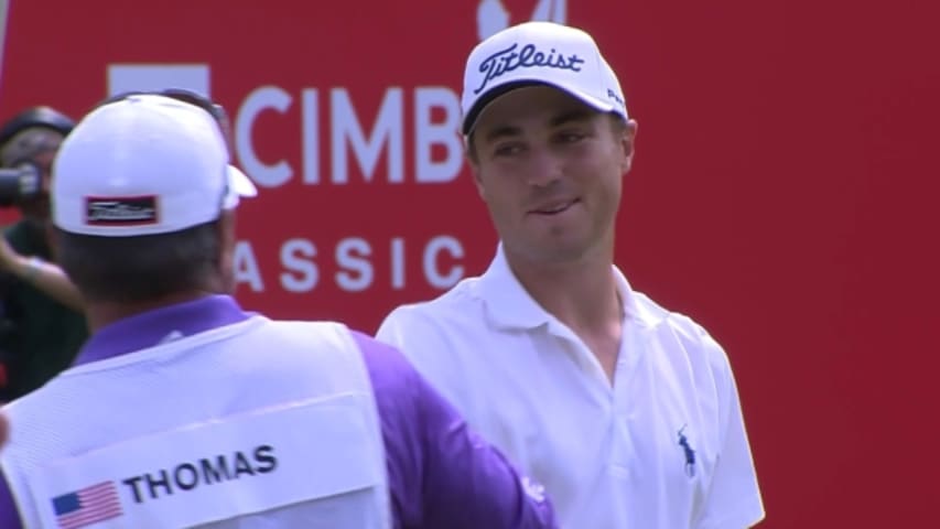 Justin Thomas wins the 2015 CIMB Classic