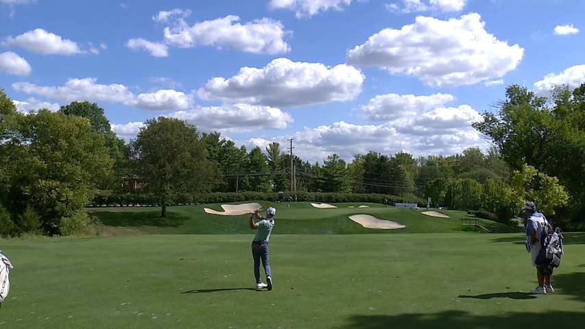 Dalton Ward holes out from fairway for Eagle at Nationwide Children's