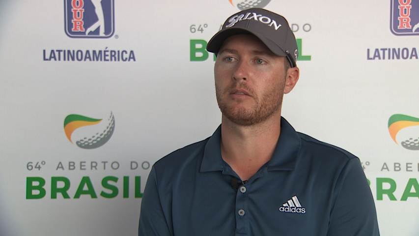Kelvin Day interview after Round 1 of the 64th Aberto do Brasil