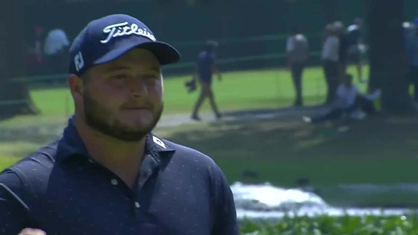 Zander Lombard rolls in 21-foot birdie putt at WGC-Mexico