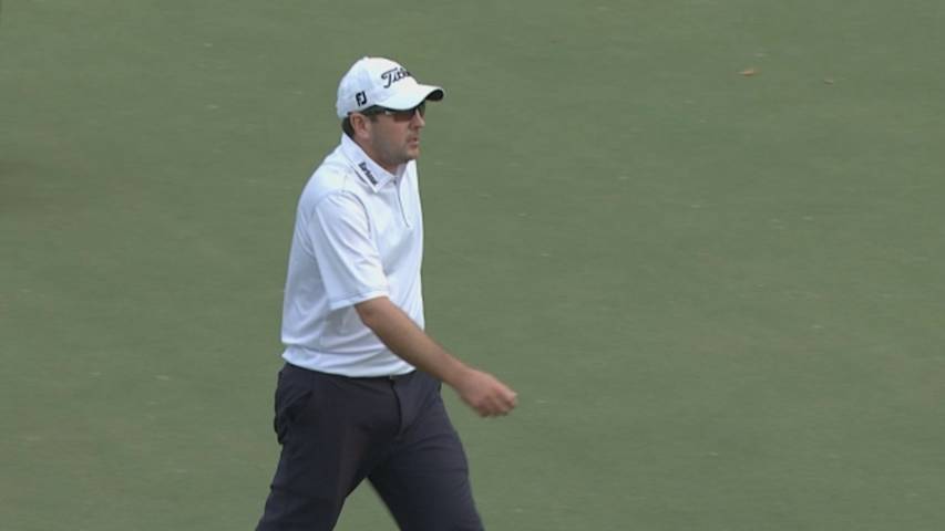 Ben Curtis makes lengthy birdie putt at Sanderson Farms