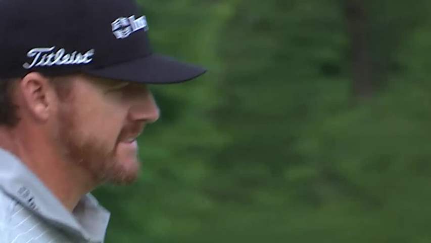 Jimmy Walker sneaks in birdie on No. 17 at AT&T Byron Nelson