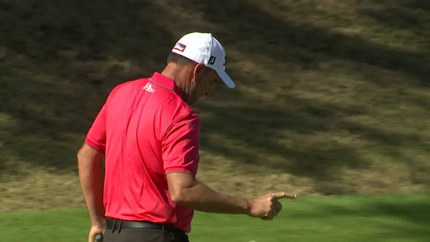 Richard Bland makes birdie on No. 17 at WGC-Dell Match Play