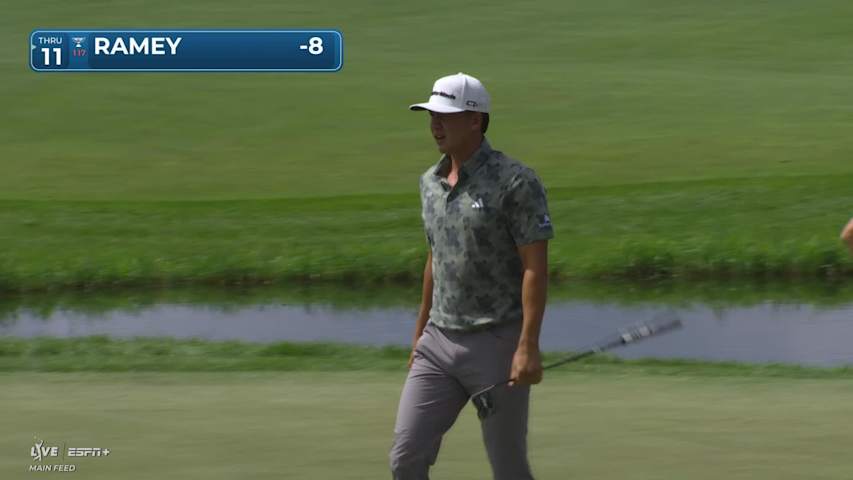 Michael Thorbjornsen makes birdie on No. 2 at 3M Open