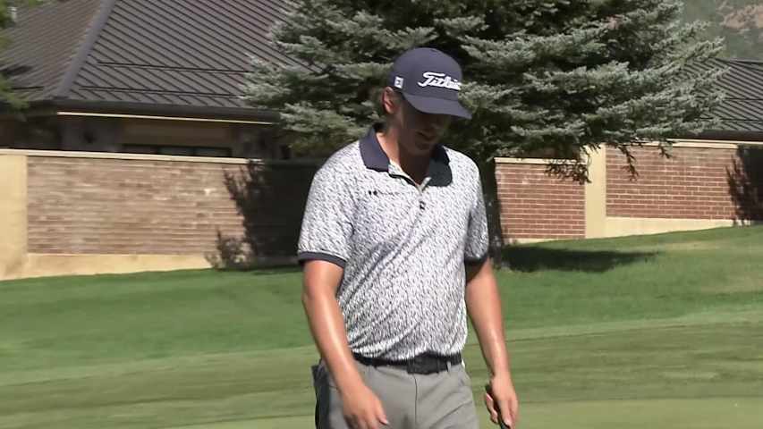 Trace Crowe makes birdie on No. 6 at Utah Championship