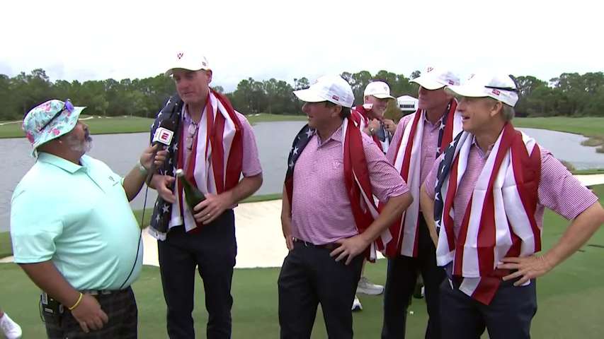 Team USA’s interview after winning World Champions Cup