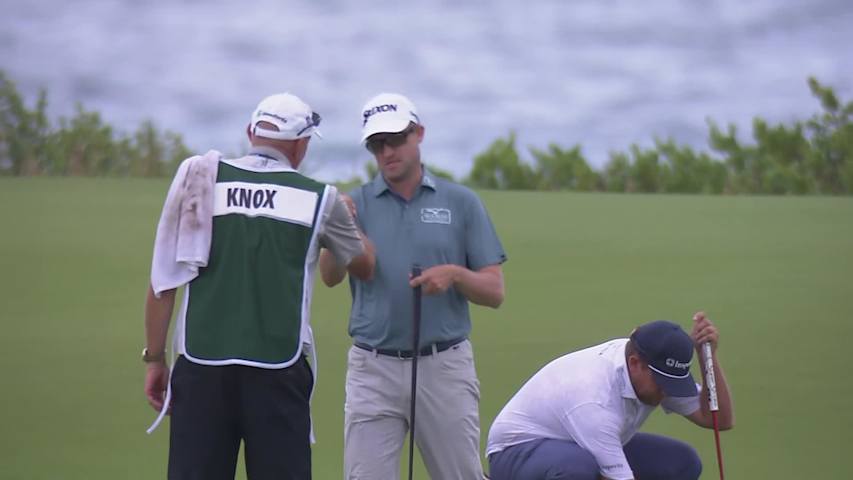 Russell Knox's excellent tee shot yields birdie at The Bahamas Great Abaco Classic