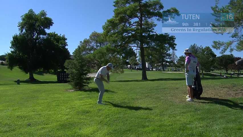 Shad Tuten makes birdie on No. 9 at Utah Championship