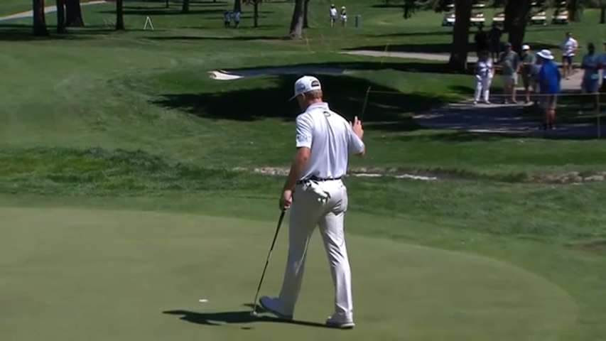David Kocher gets up-and-down for birdie at Albertsons Boise Open