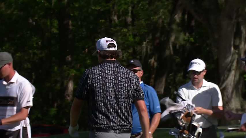 Trace Crowe makes birdie on No. 17 at Club Car Championship