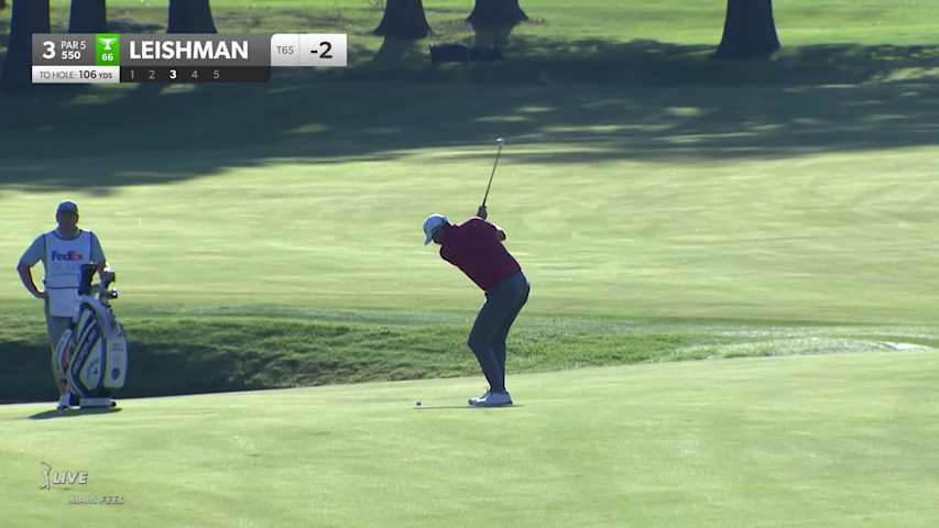 Marc Leishman nearly holes out to set up birdie at FedEx St. Jude Champ