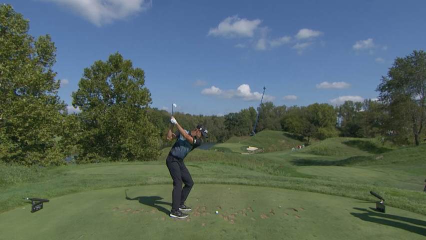 Richy Werenski's great tee shot leads to birdie at Korn Ferry Tour Championship