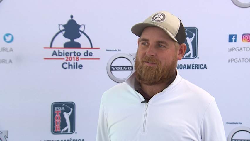 Chris French interview after Round 1 of the Volvo Abierto de Chile