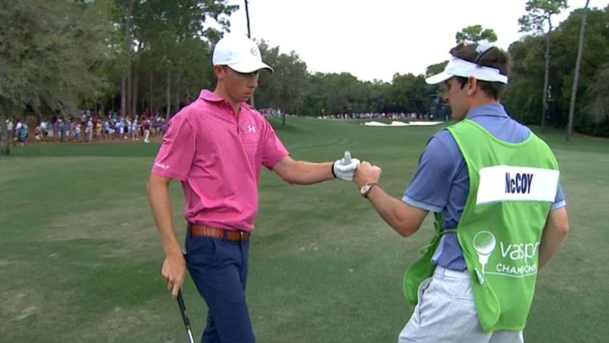 Lee McCoy's solid approach to 5 feet yields birdie at Valspar