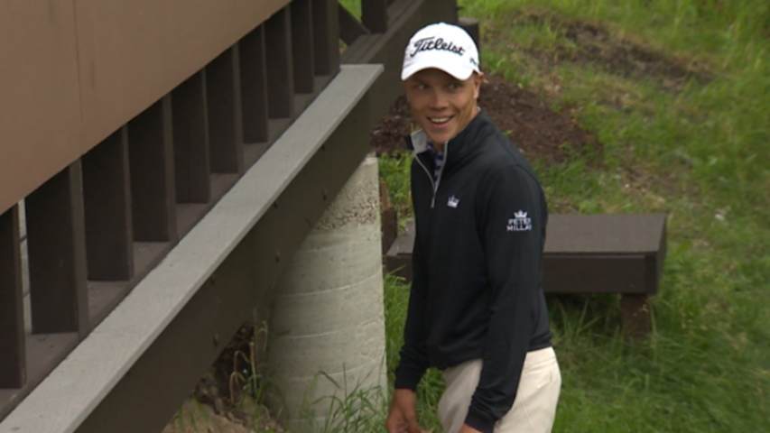 Max Rotluff's par save on the final hole is Shot of the Day from the Players Cup