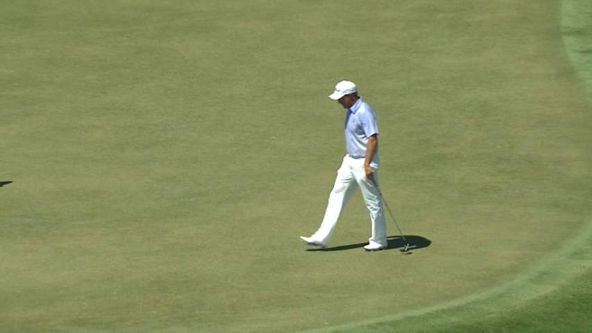 Darren Fichardt drains 24-foot birdie putt at Cadillac