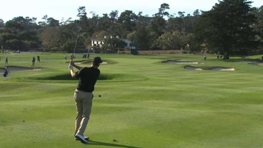 Kevin Sutherland's lovely approach sets up birdie at First Tee Open