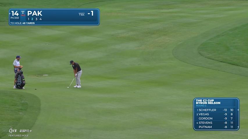 John Pak makes birdie on No. 14 at THE CJ CUP