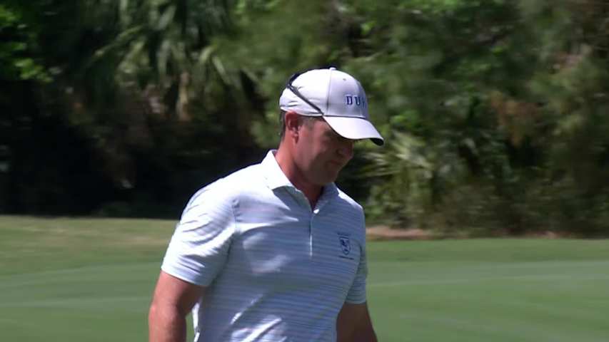 Ryan Blaum makes birdie on No. 6 at Club Car Championship