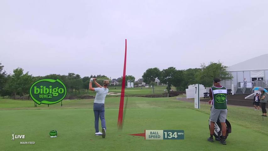 Tyson Alexander's near ace leads to birdie at THE CJ CUP