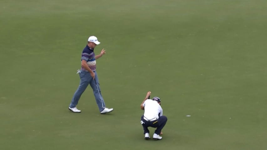 Jamie Donaldson birdies No. 15 at Cadillac Championship