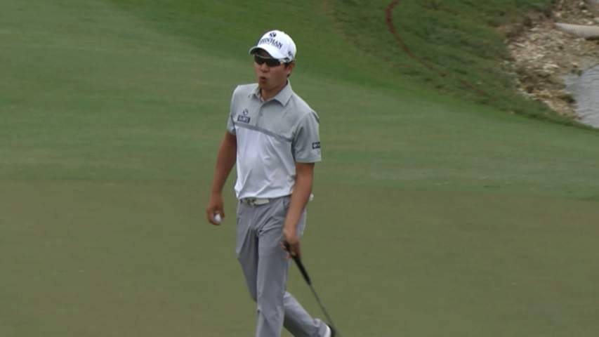 K.T. Kim closes with lengthy birdie putt at Cadillac Championship