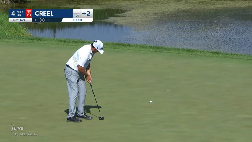 Joshua Creel makes 14-foot birdie putt at 3M Open