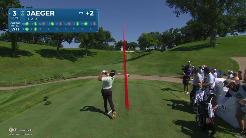 Stephan Jaeger makes birdie on No. 3 at John Deere