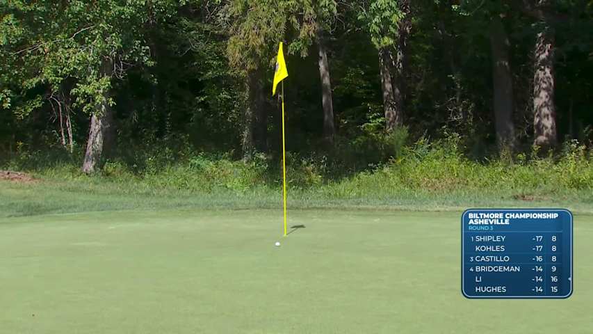 John Keefer reaches par-5 No. 8 in two, makes eagle at Biltmore Championship
