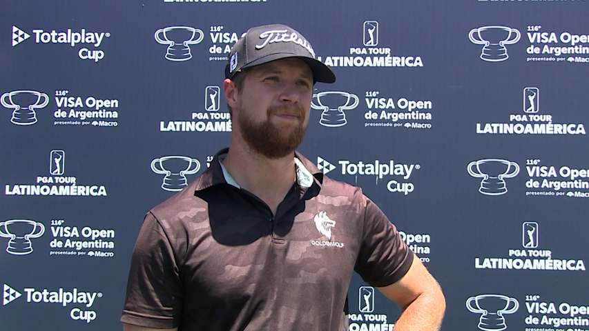 Linus Lilliedahl interview after Round 2 of VISA Argentine Open