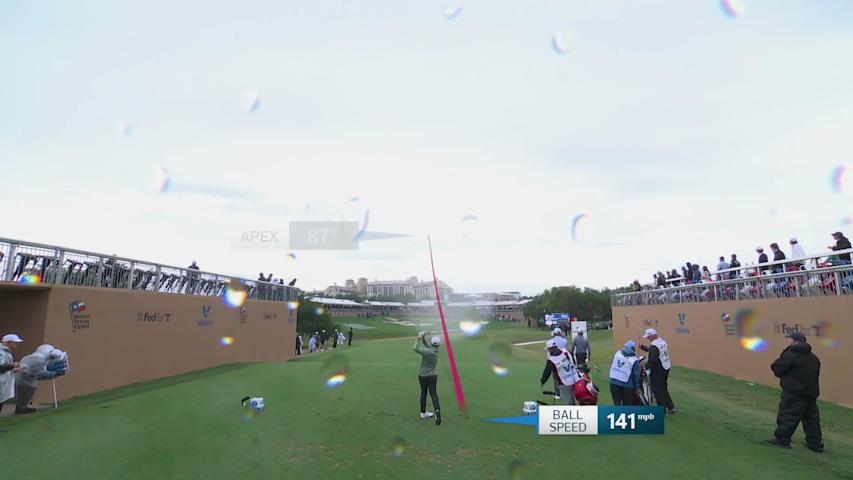 Kevin Yu makes birdie on No. 16 at Valero