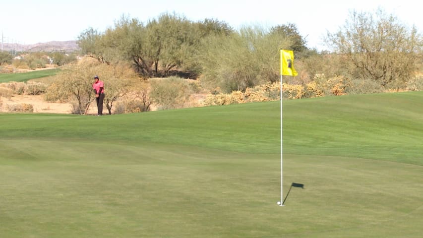 Jose Toledo's eagle pitch at Web.com Tour Q-School the Shot of the Day