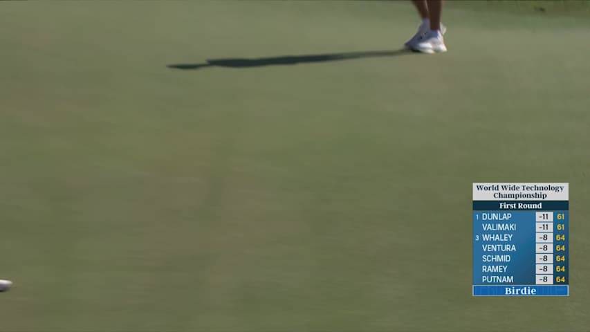 Henrik Norlander makes birdie on No. 12 at World Wide Technology