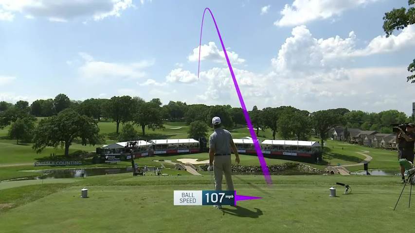 Jerry Kelly's tight tee shot leads to birdie at Principal