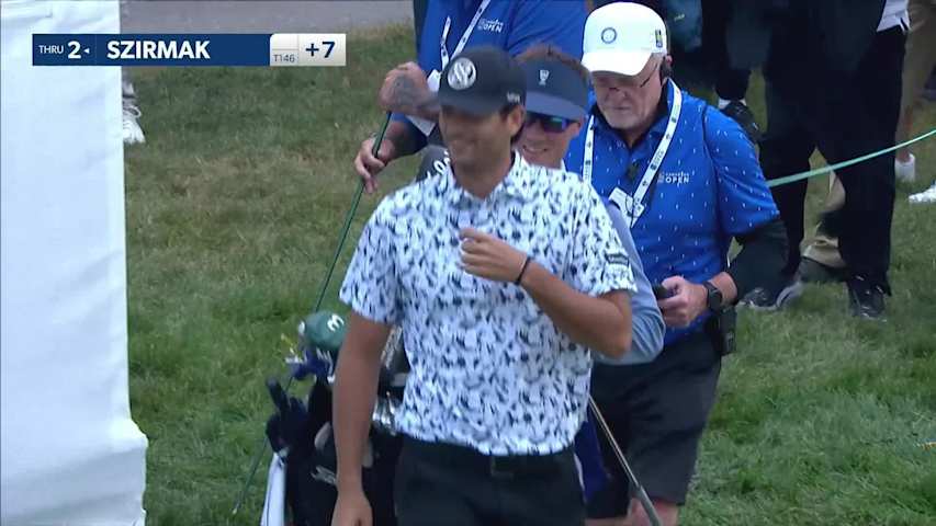Sebastian Szirmak makes birdie on No. 11 at RBC Canadian