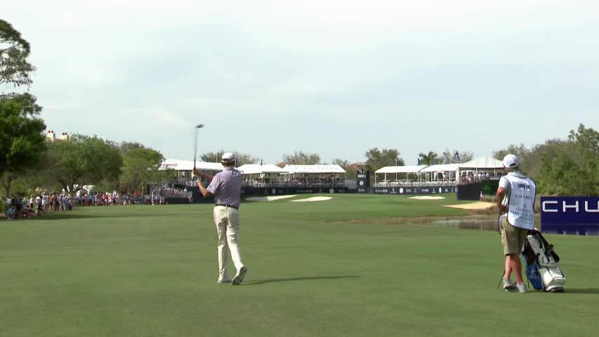 Davis Love III makes eagle on No. 18 at Chubb Classic