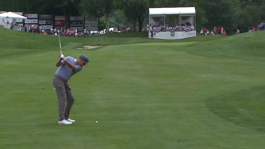 Bob Estes goes right at the flag to set up birdie at DICK'S Open