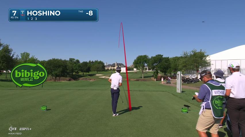 Rikuya Hoshino makes birdie on No. 7 at THE CJ CUP