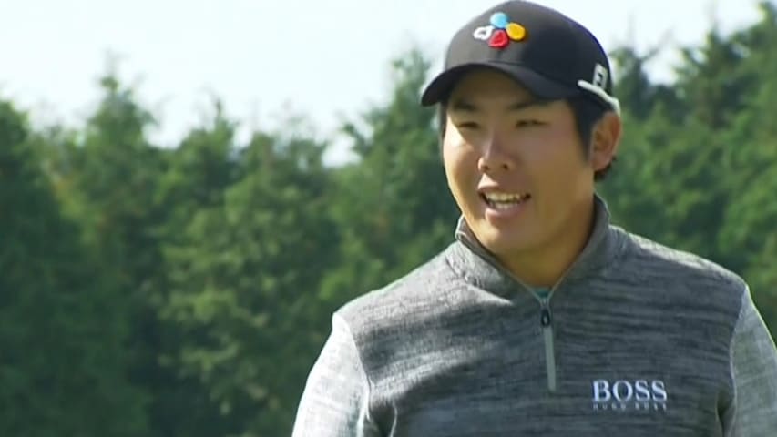 Byeong Hun An nearly holes out at THE CJ CUP