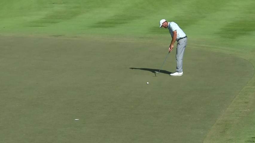 Chase Seiffert sends in 27-footer for birdie at Simmons Bank Open